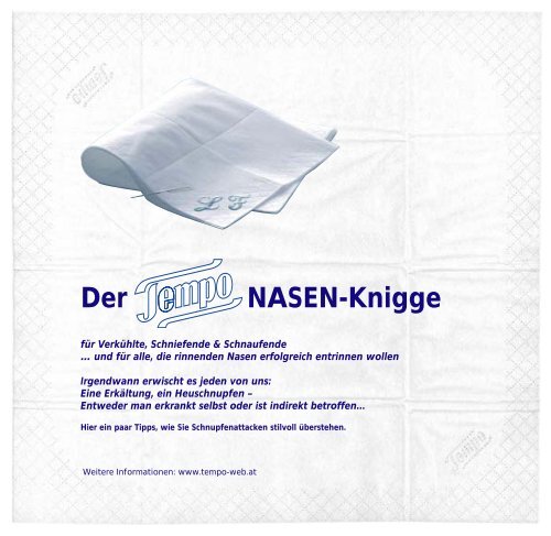 Der NASEN-Knigge - handwerksblatt.de - Handwerk