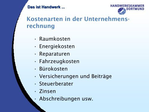 Das ist Handwerk - Handwerkskammer Dortmund