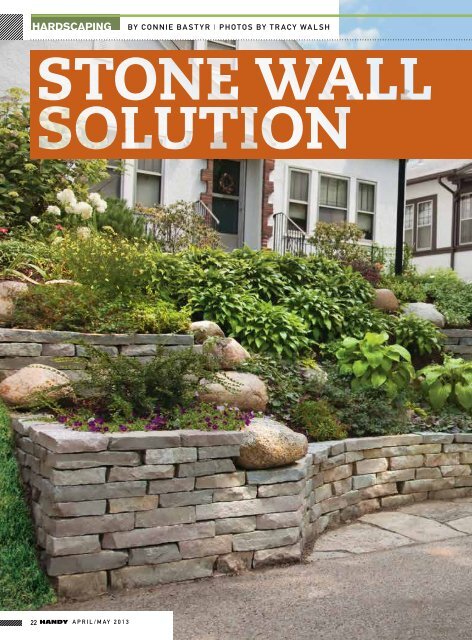 Download this Stacked Stone Wall article as a pdf - Handyman Club ...