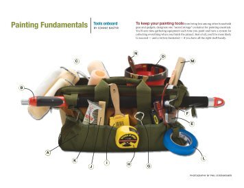 Painting Fundamentals Tools onboard - Handyman Club of America