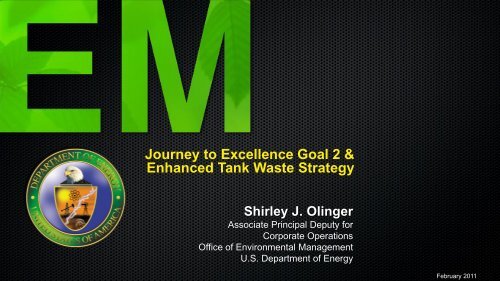 Tank Waste Committee, February 17, 2011 - Hanford Site