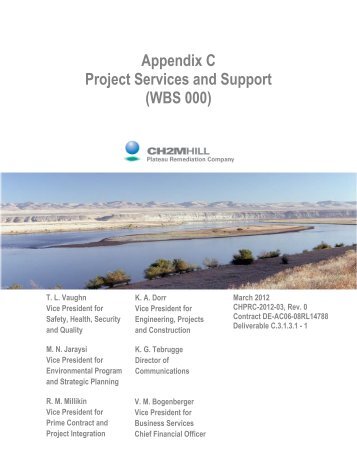 Appendix C Project Services and Support (WBS 000) - Hanford Site