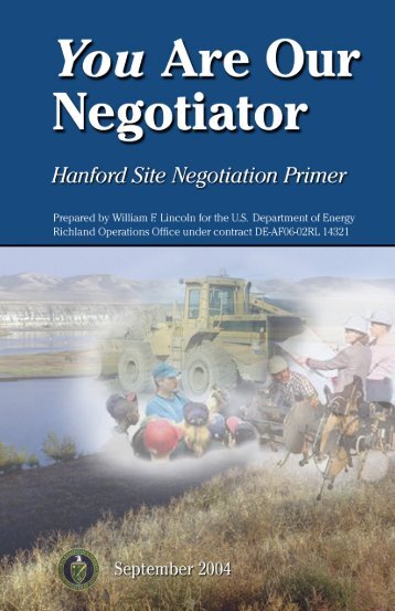 Negotiations Primer - Hanford Site