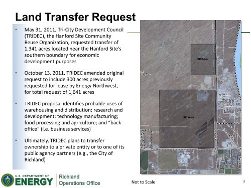 Hanford Site Proposed Land Conveyance Project