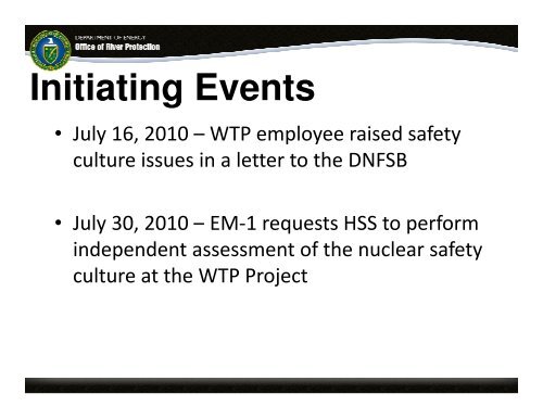 Safety Culture: Presentation to HAB - Hanford Site