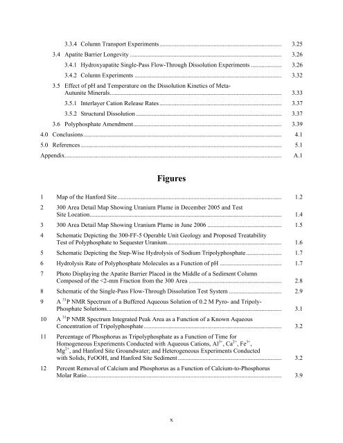 Interim Report - Hanford Site