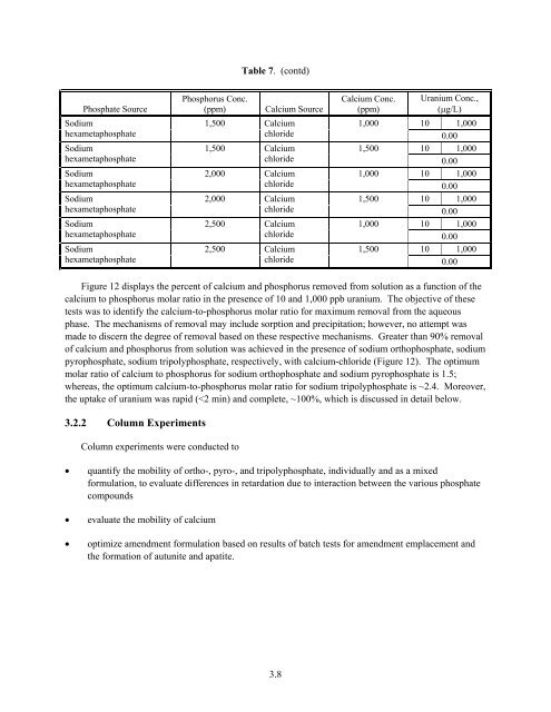 Interim Report - Hanford Site