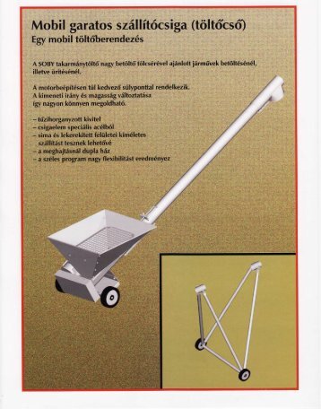 SOBY garatos szállítócsiga prospektus - Hanki-Ker Kft.
