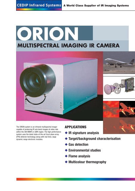 MULTISPECTRAL IMAGING IR CAMERA