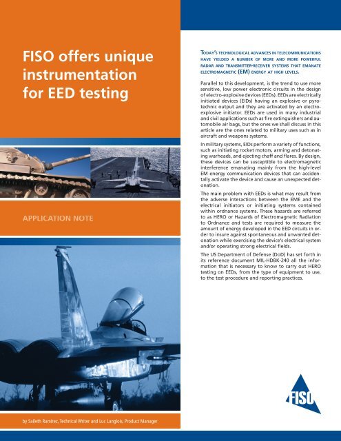 Download application note - FISO Technologies, Inc.