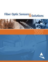 fiber optic pressure sensors