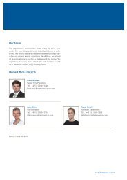Our team Home Office contacts - Hannover Re