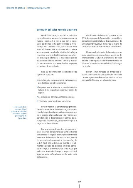 Informe Anual 2004 - Hannover Re