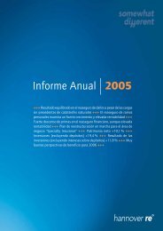 Informe Anual 2005 - Hannover Re