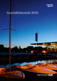 Geschäftsbericht 2010 - Hannover Re