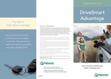 DriveSmart Advantage brochure - The Hanover Insurance Company