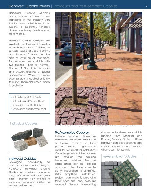 Hanover® Architectural Products | Hanover® Granite Pavers