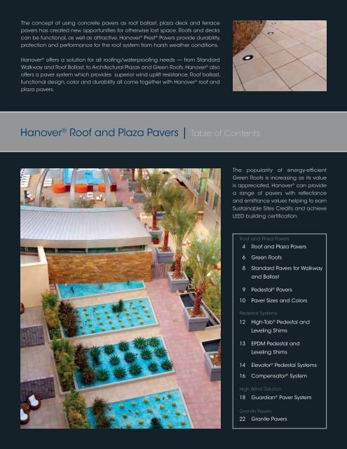 Hanover® Architectural Products | Hanover® Roof and Plaza Pavers