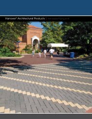 Hanover® Architectural Products | Permeable Paving Units