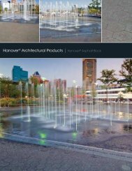 Asphalt Block Brochure - Hanover® Architectural Products