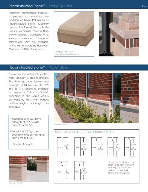 Hanover® Architectural Products | Reconstructed Stone™ Masonry ...