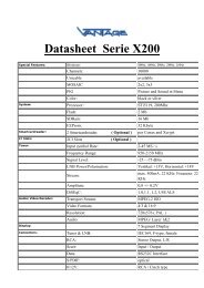 Datasheet Serie X200 - Hansa Electronic