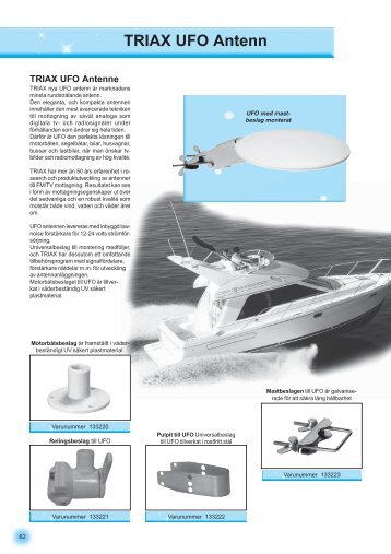 TRIAX UFO Antenn - Hansa Electronic