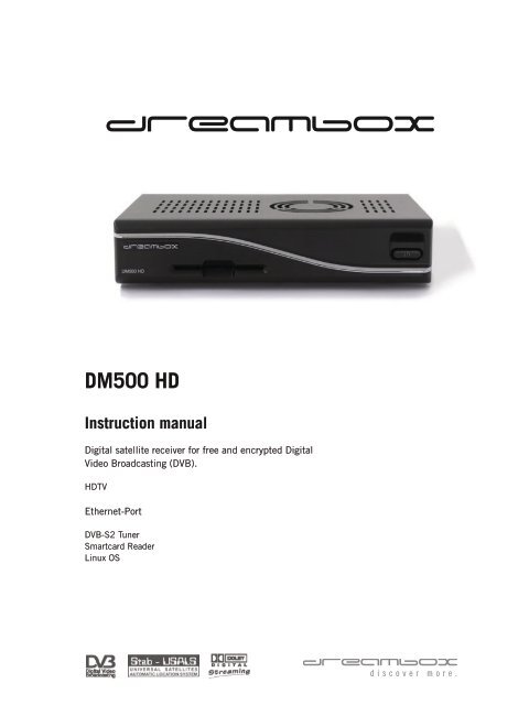 Dreambox DM 500 HD Manual: AI Chat & PDF Access