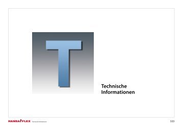 Technische Informationen | Montageanleitung ... - Hansa Flex