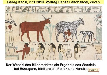 Georg Keckl, 2.11.2010. Vortrag Hansa Landhandel, Zeven Der ...