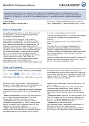 MODULOR LSE1 - DE000A0DPKD3 - Hansainvest