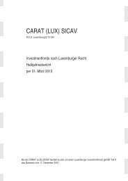 130966_Carat LUX SICAV.indd - Hansainvest