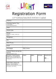 Registration Formular 2nd YouthHansa Festival Lippstadt 2012 ...