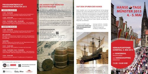 Flyer Programm - Die Hanse