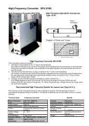 High Frequency Converter SFU 0100 - BMR Gmbh