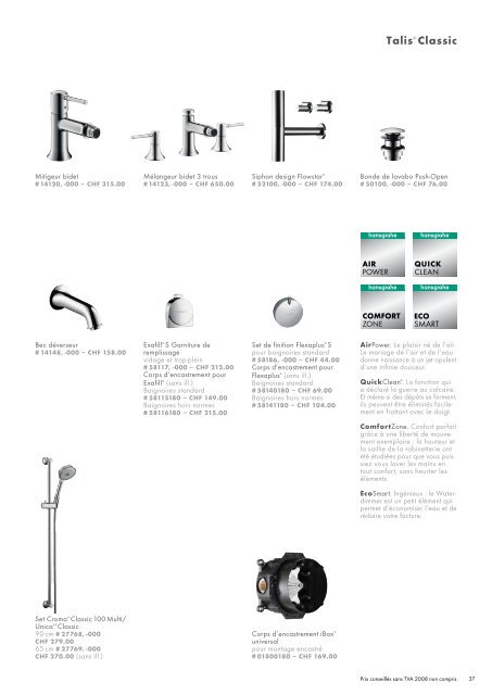 Talis / catalogue général - FCM Sarl