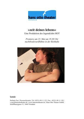 Download PDF ↓ Datei: 482 KB - Hans Otto Theater