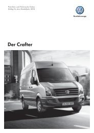 Preisliste Der Crafter Modelljahr 2013 - Volkswagen Nutzfahrzeuge