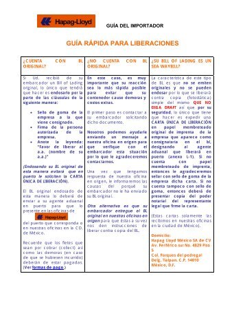 Nuevo procedimiento para liberacion de contenedores 