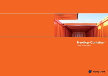 Hardtop-Container - Hapag-Lloyd