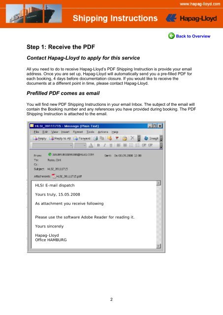 How to use advanced PDF Shipping Instructions