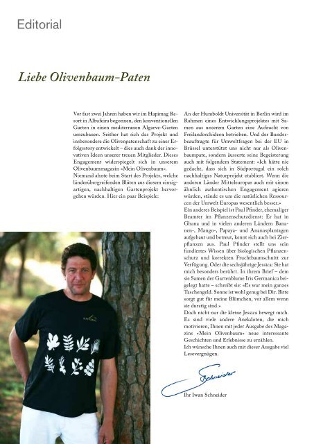 Mein Olivenbaum - Hapimag