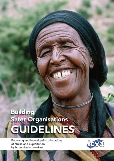 Building Safer Organisations Guidelines - HAP International