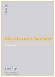 Markante Werke - Kroiss Elementarkunst