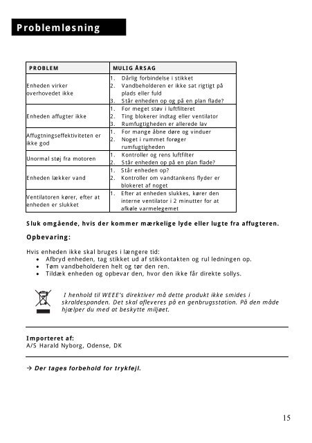 Wasco affugter DS1 - Harald Nyborg