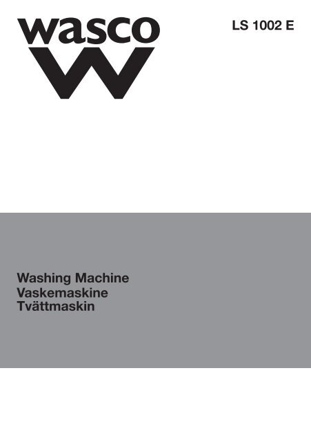 Wasco vaskemaskine LS1002E - Harald Nyborg