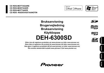 Pioneer DEH 6300SD - Harald Nyborg