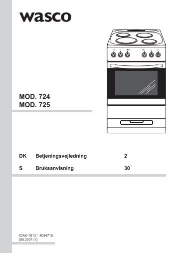 WASCO komfur M724 - Harald Nyborg