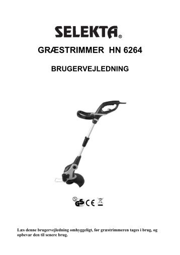 Græstrimmer GTM500 Selekta - Harald Nyborg