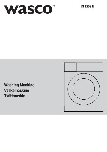Vaskemaskine LS1203E - Harald Nyborg
